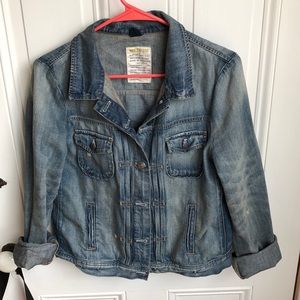 J. Crew Faded Light Blue Denim Jacket